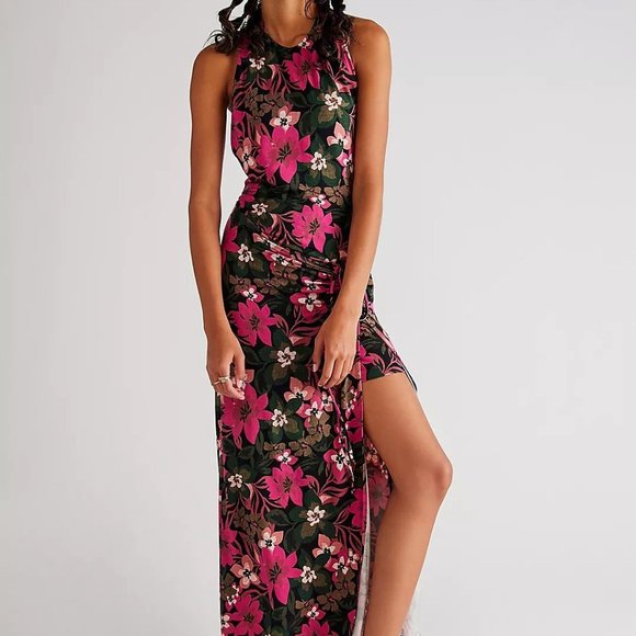 Free People Dresses & Skirts - NWT  Free People  'Mimi Printed Halter Dress'  size S/M/M/L